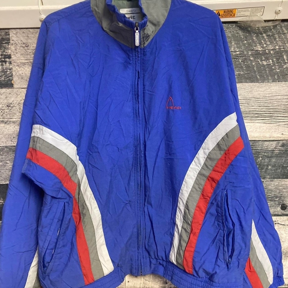 Head Blue and Gray Men's Windbreaker